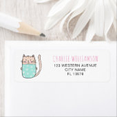 Étiquette Cute chat (En situation)