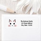 Étiquette Cute chat (En situation)