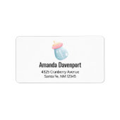 Étiquette Cute de Bottle (Devant)