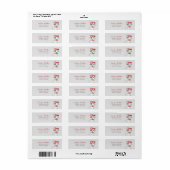 Étiquette Cute Fire Fighter Dalmatien (Feuille entière)