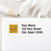 Étiquette Cute gaufre (En situation)