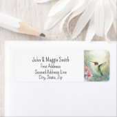 Étiquette Cute Hummingbird Wildlife Nature Animal Art (En situation)