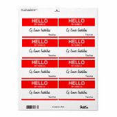 Étiquette Cy Lance Indeklass (Feuille entière)