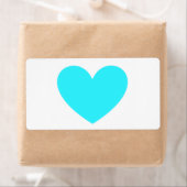 Étiquette Cyan Heart (En situation)