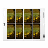 Étiquette CYBORG TITAN DANS LE DÉSERT D'HYPERION Sci-Fi (Feuille entière)