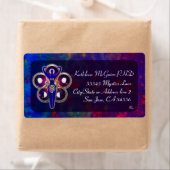 Étiquette Cycles Déesse 3D (En situation)