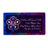 Étiquette Cycles Déesse 3D (Devant)