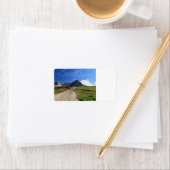 Étiquette cyclisme sur Dolomites (En situation)