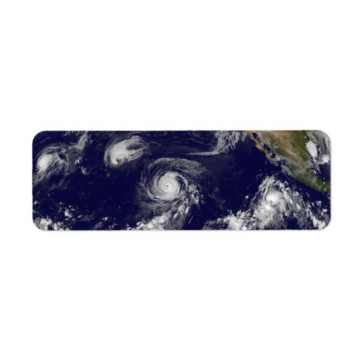 Étiquette Cyclones tropicaux (Devant)