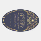 Étiquette d'abeilles à miel à miel de Tarot de cui (Devant)