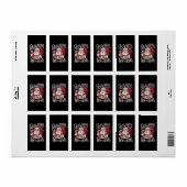 Étiquette D'abord le café puis le HOHO (Feuille entière)