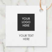 Étiquette d'accueil, étiquette cadeau client de re (Dos)