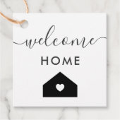 Étiquette d'accueil, étiquette cadeau client de re (Devant)