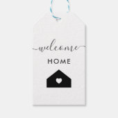 Étiquette d'accueil, étiquette cadeau client de re (Devant)