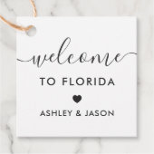 Étiquette d'accueil, Sac d'accueil Mariage Étiquet (Devant)