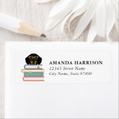 Étiquette Dachshund Return Address Labels (En situation)