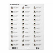 Étiquette Dachshund Return Address Labels (Feuille entière)