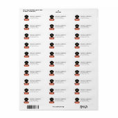 Étiquette Dachshund Return Address Labels (Feuille entière)
