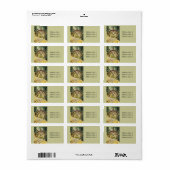 Étiquette d'adresse de la statue de la Liberté (Feuille entière)