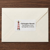 Étiquette d'adresse de phare