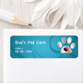 étiquette d'adresse de retour (En situation)