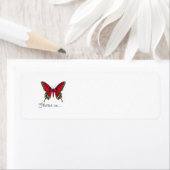 Étiquette d'adresse de retour (En situation)