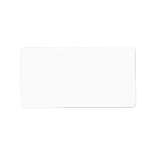 Étiquette d'adresse de retour (Devant)