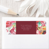 Étiquette d'adresse de retour (En situation)