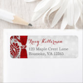 Étiquette d'adresse de retour 1 | Enveloppé dans l (En situation)