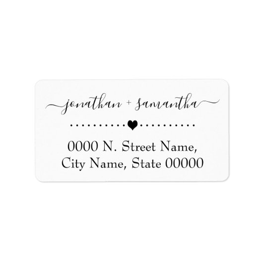 Étiquette d'adresse de retour, adresse de retour d (Devant)