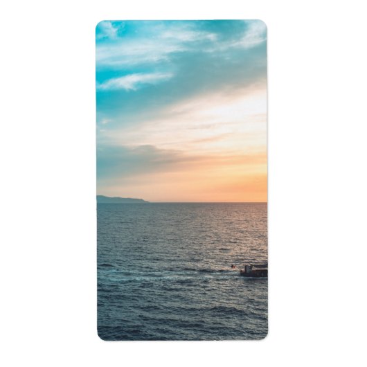 Étiquette d'adresse de retour avec photo personnal (Devant)