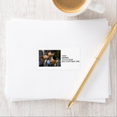 ÉTIQUETTE D'ADRESSE DE RETOUR CANDLELITE (En situation)