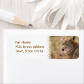 Étiquette d'adresse de retour Coyote (En situation)