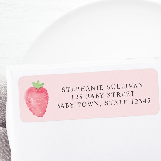 Étiquette d'adresse de retour de Baby Shower frais