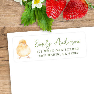 Étiquette d'adresse de retour de Baby Shower Sweet