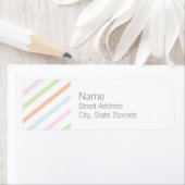 Étiquette d'adresse de retour de bande neutre (En situation)