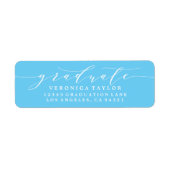 ÉTIQUETTE D'ADRESSE DE RETOUR DE CALLIGRAPHIE MINI (Devant)
