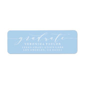 ÉTIQUETTE D'ADRESSE DE RETOUR DE CALLIGRAPHIE MINI (Devant)