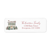 Étiquette d'adresse de retour de maison (Devant)