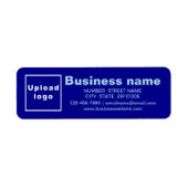 Étiquette d'adresse de retour de marque commercial (Devant)