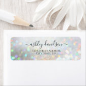 Étiquette d'adresse de retour de poussière de Part (En situation)