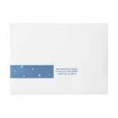 Étiquette d'adresse de retour de Sparkings Peace o (Devant)