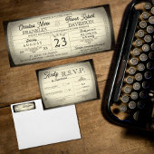 Étiquette d'adresse de retour de typographie de bi