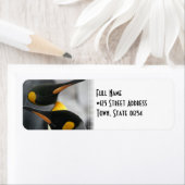 Étiquette d'adresse de retour des Pengiuns (En situation)