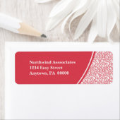 Étiquette d'adresse de retour des scripts Abstrait (En situation)