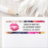 Étiquette d'adresse de retour du distributeur de r (En situation)