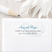 Étiquette d'adresse de retour du fauteuil Adironda (En situation)