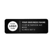 Étiquette d'adresse de retour entreprise (Devant)