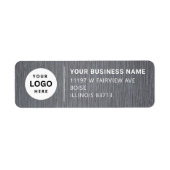 Étiquette d'adresse de retour entreprise (Devant)