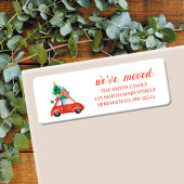 Étiquette d'adresse de retour, Étiquette de Noël